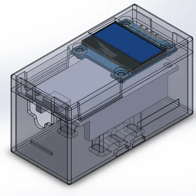 Flowmeter với màn hình ESP82 và OLED