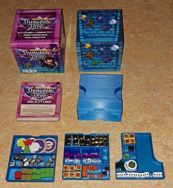 Dungeon Drop und Drop đã quá sâu Schachteleinlage/Trò chơi tổ chức chèn/tường - Image 5