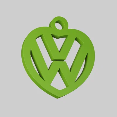 Keychain trái tim Volkswagen