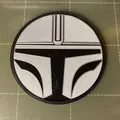 Mandalorian Coaster Funko Style - Thumbnail 1