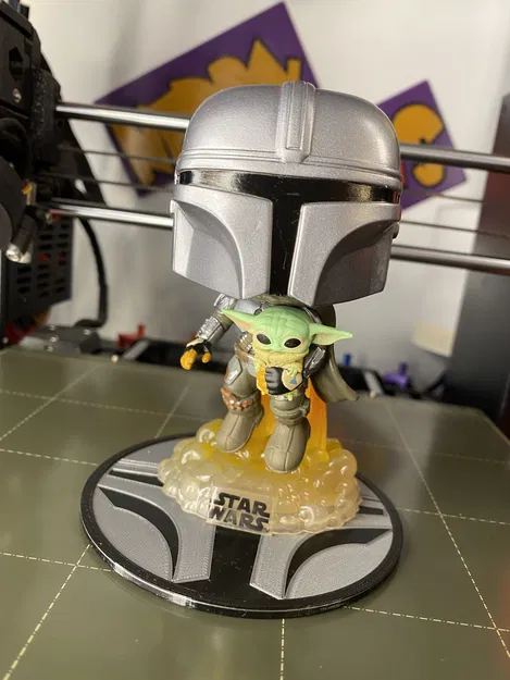 Mandalorian Coaster Funko Style - Image 2