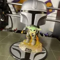 Mandalorian Coaster Funko Style - Thumbnail 2