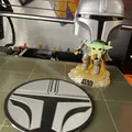 Mandalorian Coaster Funko Style - Thumbnail 3