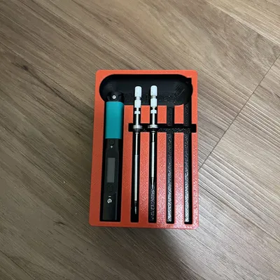 Gridfinity Pinecil & Tip Holder