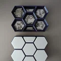 Bộ tổ chức phần khay hex có thể xếp chồng - Thumbnail 2