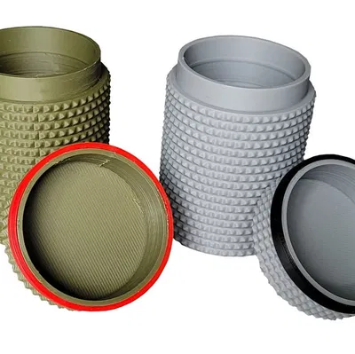 Phong cách quân sự hộp tròn