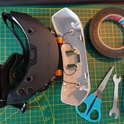 Walksnail Avatar Fatshark Dominator Goggles 4 ăng -ten mặt Mod