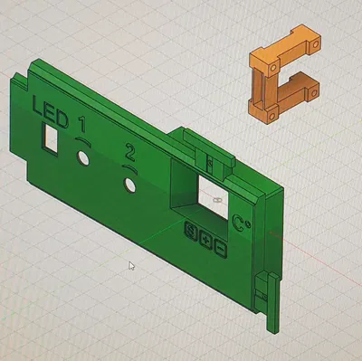 [Máy in -Box] Prusabox - Tấm phía trước bên phải được sửa đổi (bộ điều khiển 2 tốc độ)