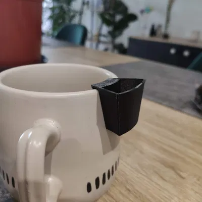 Giỏ chất thải túi trà (tương thích với hầu hết mọi cốc/ly)