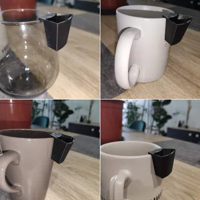 Giỏ chất thải túi trà (tương thích với hầu hết mọi cốc/ly)