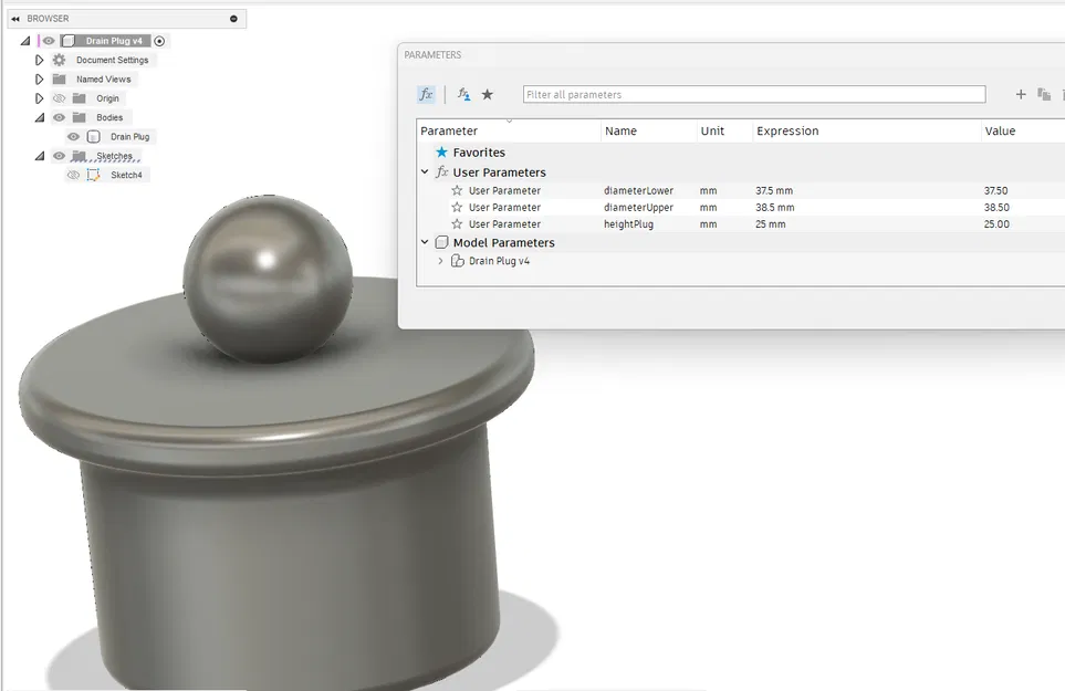 Phích cắm thoát nước tham số cho bồn tắm và bồn rửa - Image 2