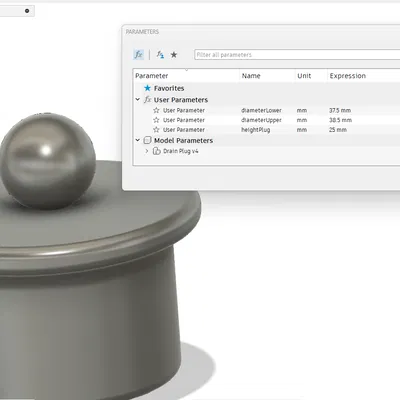 Phích cắm thoát nước tham số cho bồn tắm và bồn rửa