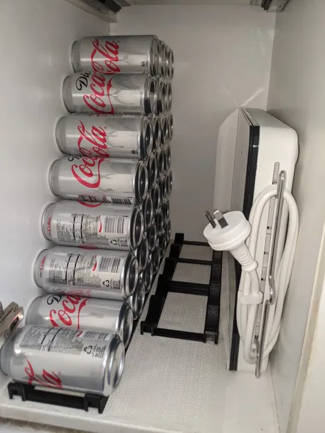 Lồng vào nhau mô -đun cola/bia/soda có thể đứng - Image 2