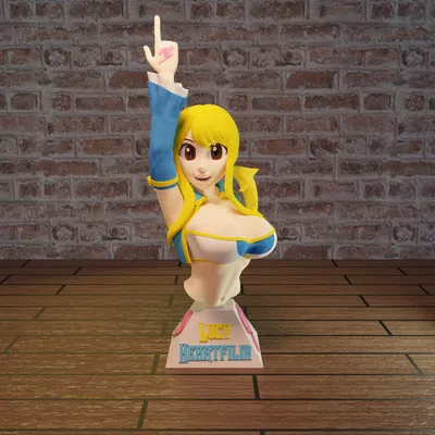 Bức tượng bán thân của Lucy Heartfilia từ Fairy Tail