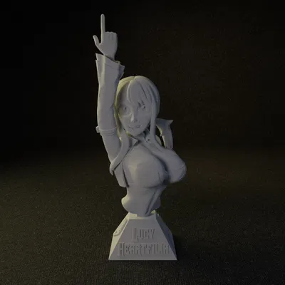 Bức tượng bán thân của Lucy Heartfilia từ Fairy Tail