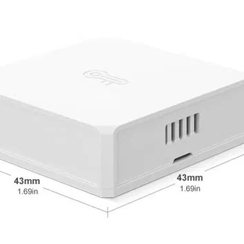 Simpel Sonoff SNZB-02 Zigbee Nhiệt độ và độ ẩm cảm biến tường