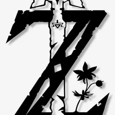 Logo Zelda Breath of the Wild Wall Art