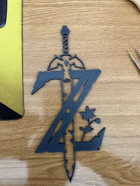 Logo Zelda Breath of the Wild Wall Art - Image 2