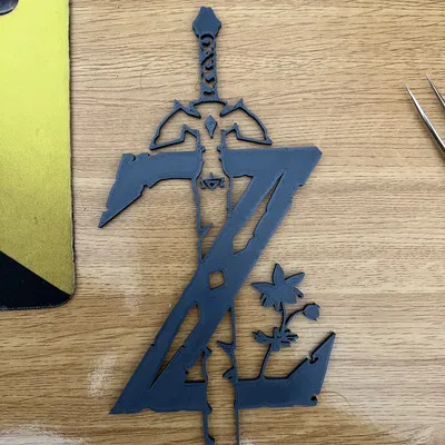 Logo Zelda Breath of the Wild Wall Art