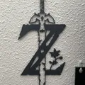 Logo Zelda Breath of the Wild Wall Art - Thumbnail 3