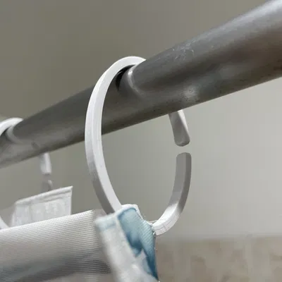 Thay thế vòng rèm tắm ikea