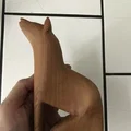 Bức tượng sói đơn giản - Thumbnail 2