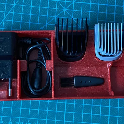 Hộp lưu trữ cho Philips MG3721 Dao cạo và phụ kiện