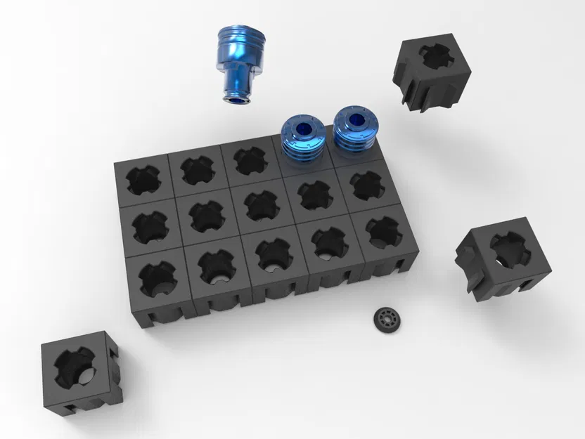 Thay đổi nhanh mô -đun Chèn giá 19mm/khay/giá đỡ - Image 2