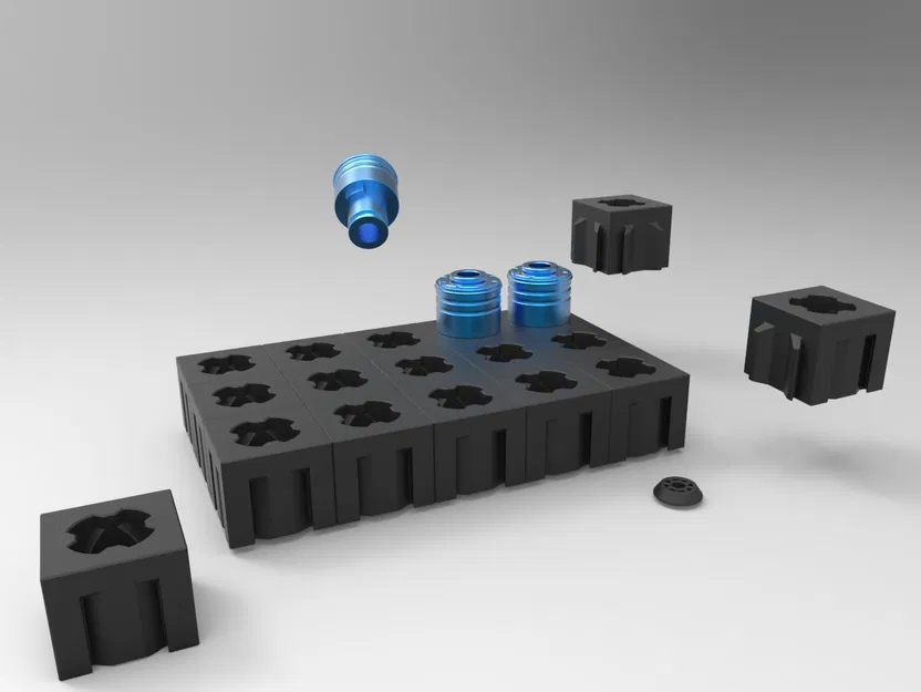 Thay đổi nhanh mô -đun Chèn giá 19mm/khay/giá đỡ - Image 3