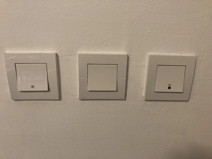 Công tắc tường bìa 87x87mm - Image 2