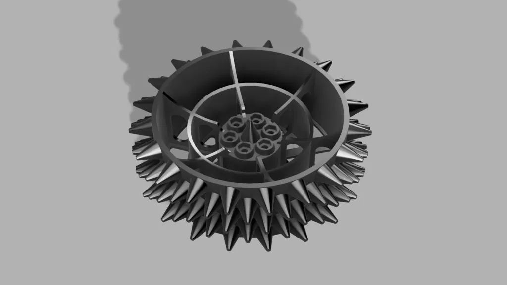 ROBOT WHEEL Đường kính 140mm (OD) - Image 2