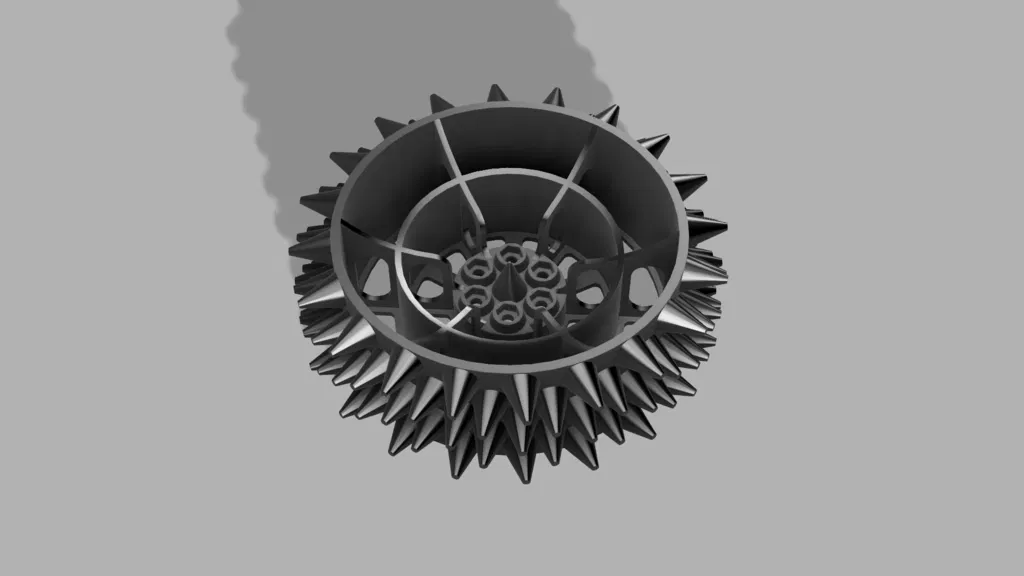 ROBOT WHEEL Đường kính 140mm (OD) - Image 3