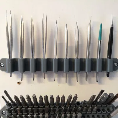 Giá đỡ gắn trên tường cho 10 nhíp