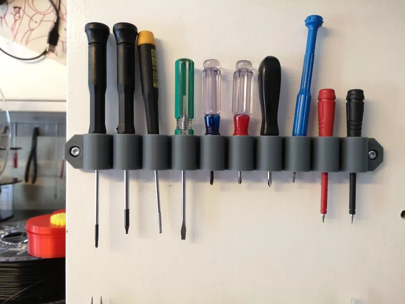 Giá đỡ gắn trên tường cho 10 trình điều khiển vít chính xác - Image 1