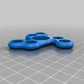 Six Nut Spinner (Tri Spinner Fidget) - Thumbnail 2