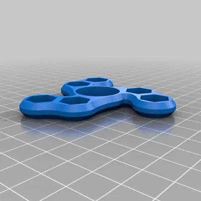 Six Nut Spinner (Tri Spinner Fidget)