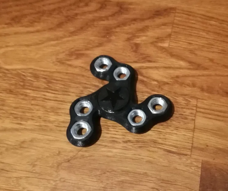 Six Nut Spinner (Tri Spinner Fidget) - Image 5