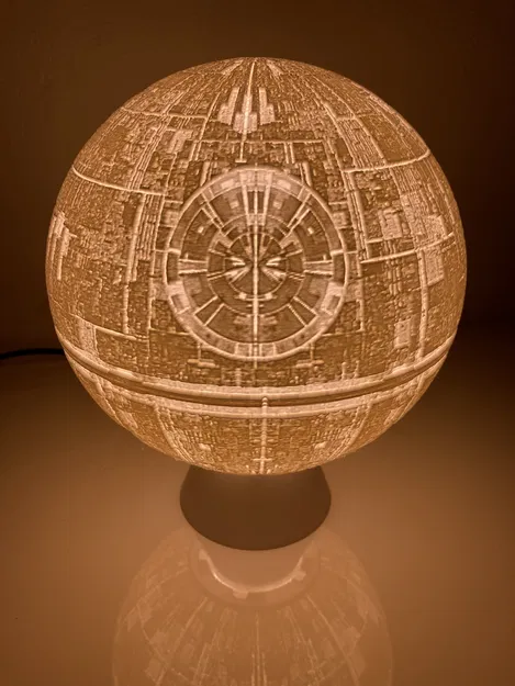 Đèn Ngôi sao chết - Giá đỡ tường cho bóng đèn E27 - Image 1