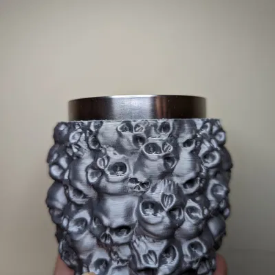 Mô hình Cúp thép 6 oz - 3 "cho các nhà thờ hex3d