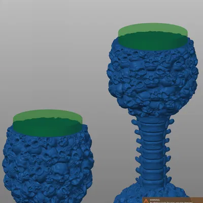 Mô hình Cúp thép 6 oz - 3 "cho các nhà thờ hex3d