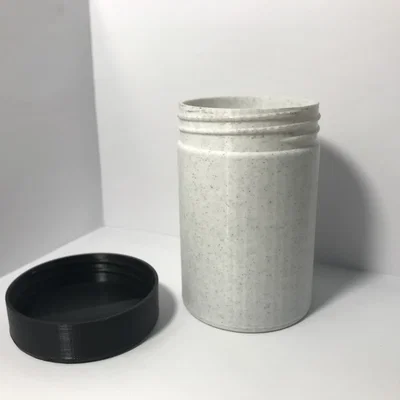 Container/bình 60 x 90mm với nắp ren
