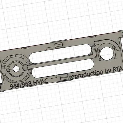 944/968 Núi điều khiển HVAC