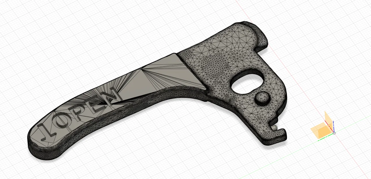 Camper Trailer Door Lever - Image 2