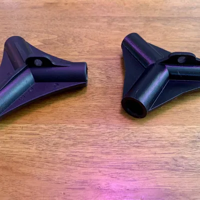 Thay thế ngã ba cột ba chiều của lều