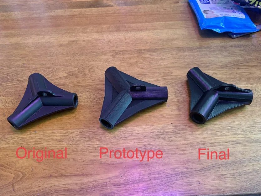 Thay thế ngã ba cột ba chiều của lều - Image 2