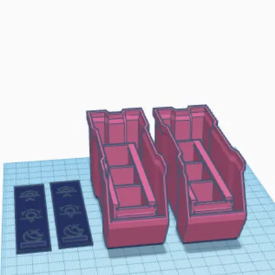 Có thể xếp chồng hộp thuốc hàng ngày với nắp