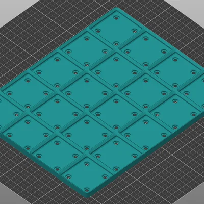 Gridfinity Tối thiểu tấm nền