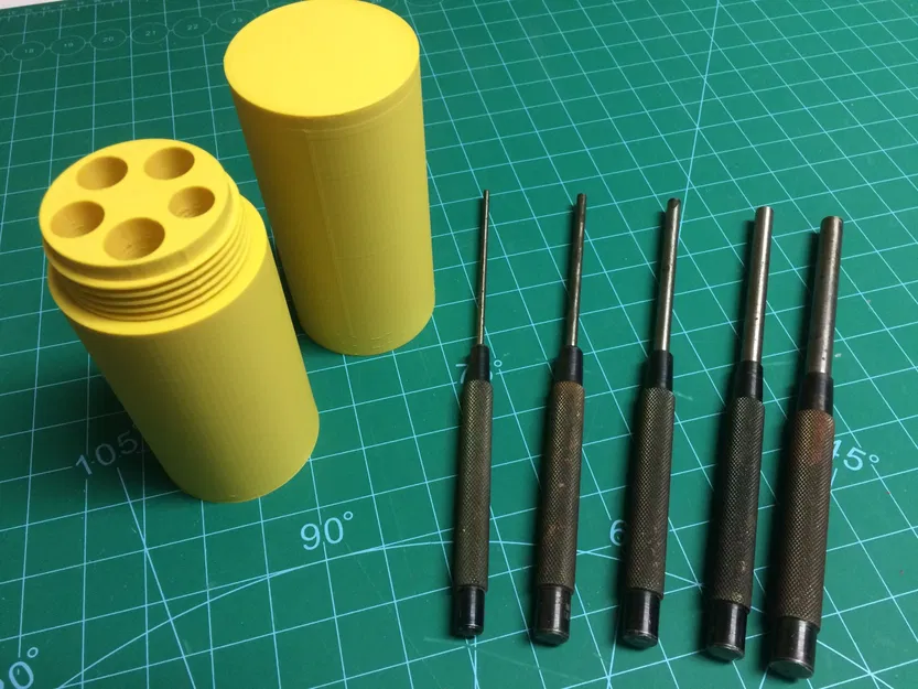 Vỏ hình trụ cho Starrett S248 Long Drive Pin Punch Set - Image 3