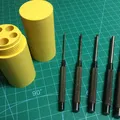 Vỏ hình trụ cho Starrett S248 Long Drive Pin Punch Set - Thumbnail 3