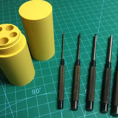 Vỏ hình trụ cho Starrett S248 Long Drive Pin Punch Set